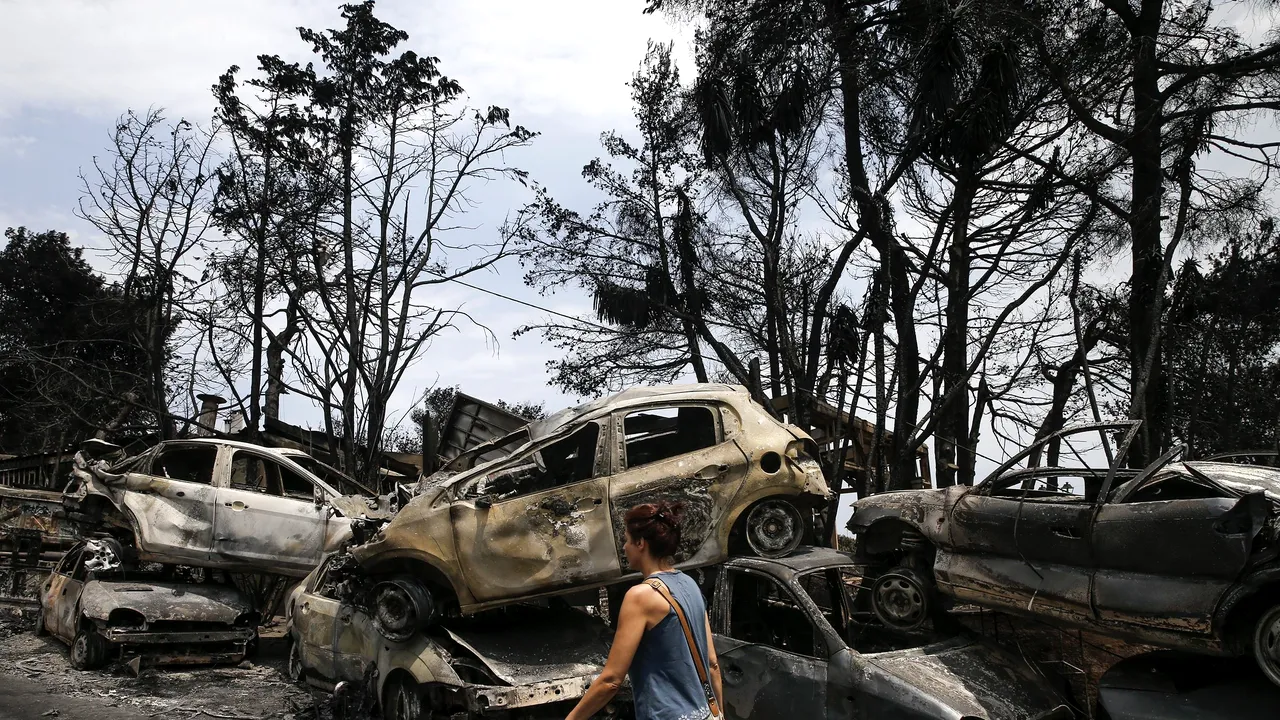 Incendii Grecia: Un irlandez aflat în luna de miere a murit în incendiul devastator din Mati