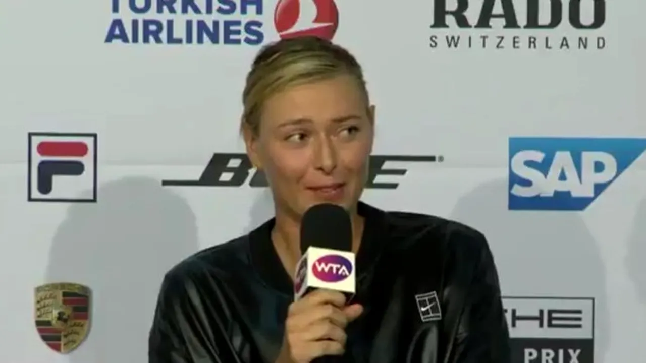 Învinsă de Kerber, Niculescu și de o puștoaică de 20 de ani, Șarapova nu a mai răbdat și a luat o măsură radicală imediat după eliminarea de la Indian Wells. Anunțul rusoaicei