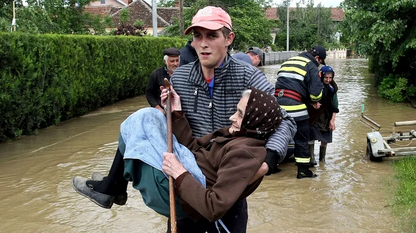 Inundații în Teleorman: 43 de localități afectate, șapte persoane au fost evacuate