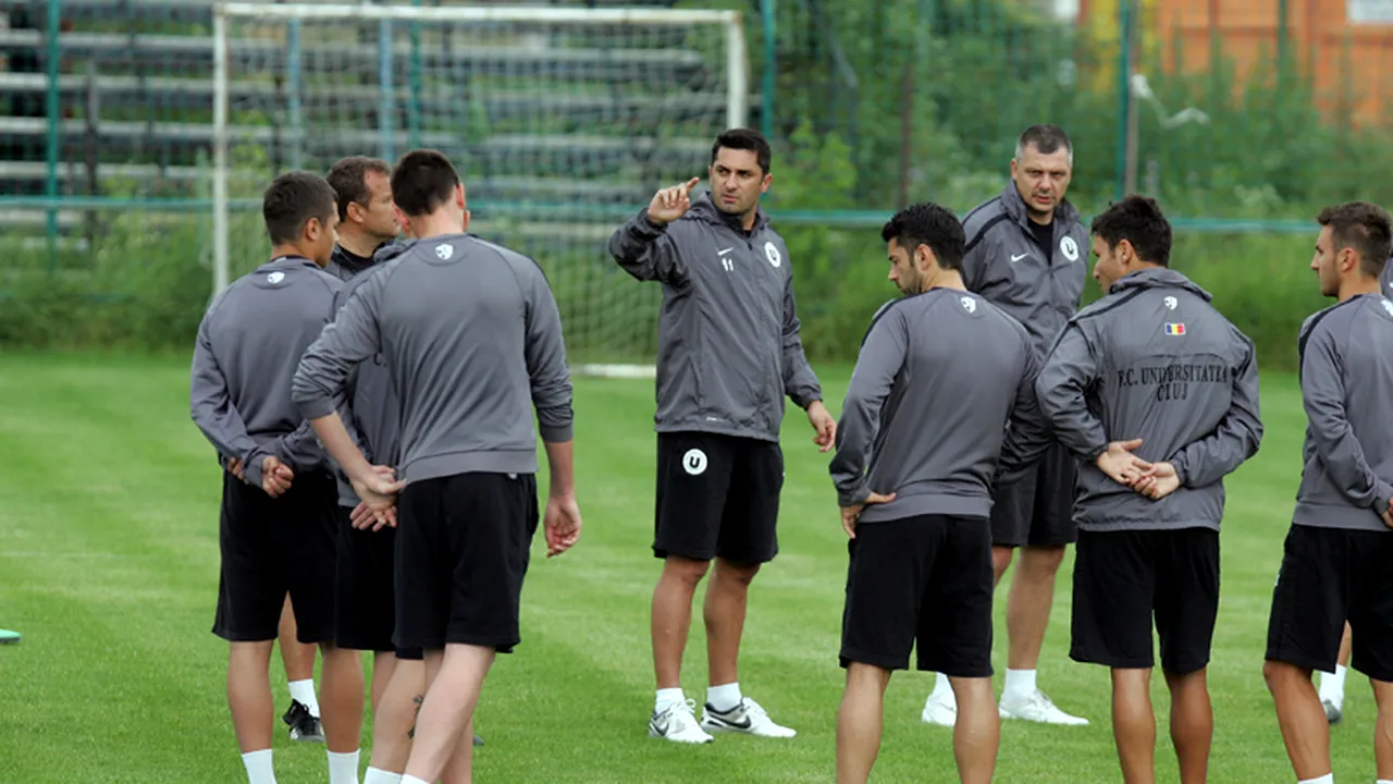 Claudiu Niculescu a demisionat din funcția de antrenor al formației Universitatea Cluj