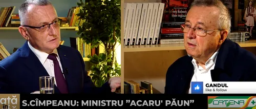 VIDEO | Sorin Cîmpeanu: „În cazul plagiatului este vorba de un caiet cu Îmbunătățiri Funciare”