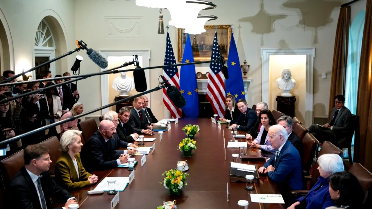 Summit UE-SUA | Charles Michel, Ursula von der Leyen și Joe Biden reafirmă angajamentele de avansare a relațiilor transatlantice și susțin R. Moldova