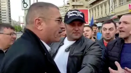Dialog aprins între un deputat PSD și manifestanți după mitingul social-democraților la Iași. Protestatar: „Băi, slugă proastă