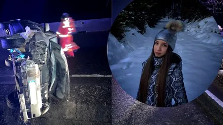 A MURIT la 19 ani, chiar de ziua ei. Alexia a intrat cu mașina în separatoarele de sens de pe E 85 și a decedat pe loc