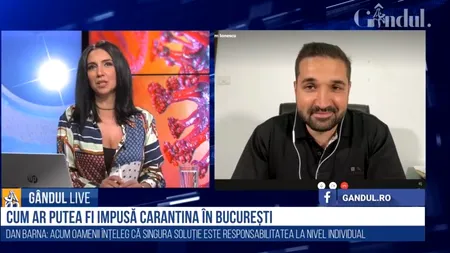 Tudor Ionescu, secretar adjunct ALDE, la GÂNDUL LIVE: Noi purtăm mască, ne distanțăm fizic, ne protejăm... Guvernanții noștri ce fac? Cum sprijină populația?
