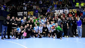 Duel românesc în Liga Campionilor: Rapid – CSM București 24-34. Declarație dură Omoregie: „Asta ne va aduce numai victorii”