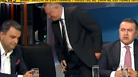 Deranjat de o remarcă făcută de un invitat, Cristian Diaconescu a plecat dintr-o emisiune TV. Nu înainte de a da o replică acidă