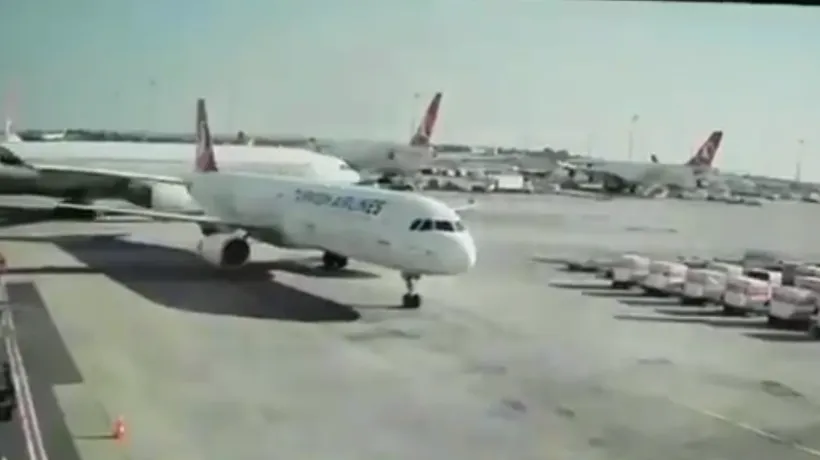 Incident pe pista aeroportului din Istanbul. Două aeronave de pasageri s-au ciocnit. VIDEO