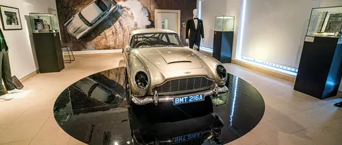 Un Aston Martin folosit pentru cel mai recent film James Bond, vândut la licitație pentru 3 milioane de euro