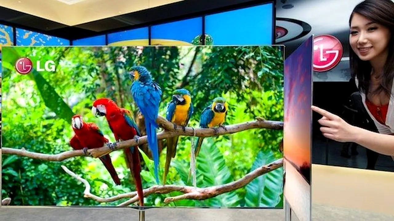 LG promite ecrane flexibile OLED de 60