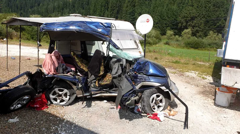 Accident teribil în Mureș: Trei morți, între care și un copil, după impactul frontal dintre un autoturism și un TIR