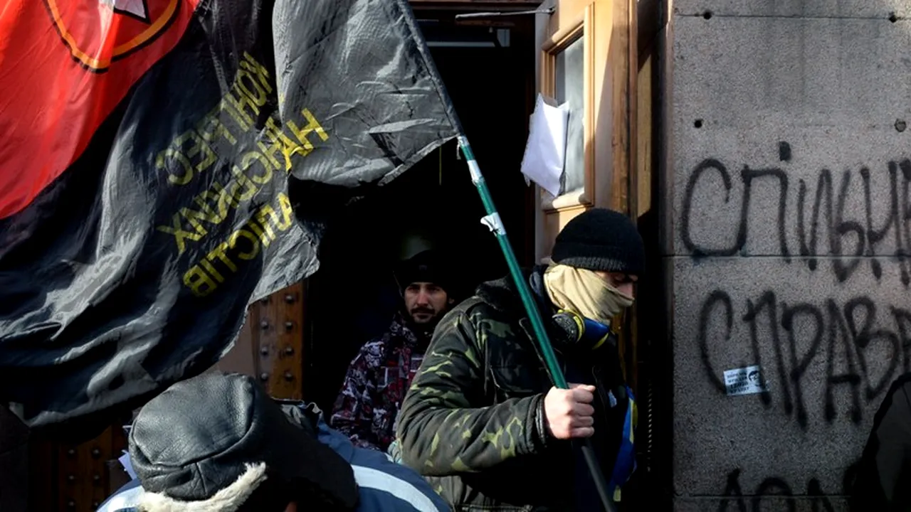 Primul semn de pace al opoziției ucrainene: Partidul Svoboda este pregătit să elibereze sediul Primăriei