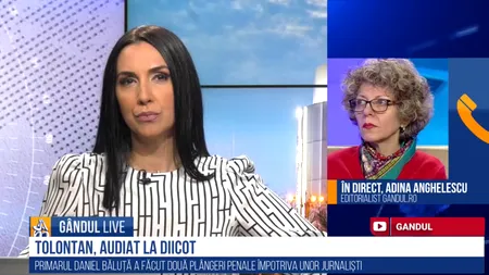 GÂNDUL LIVE. Cătălin Tolontan, chemat pentru audieri la DIICOT. Adina Anghelescu: Vorbim de niște acuzații extrem de grave / Dan Bucura: Este o pată pe obrazul presei