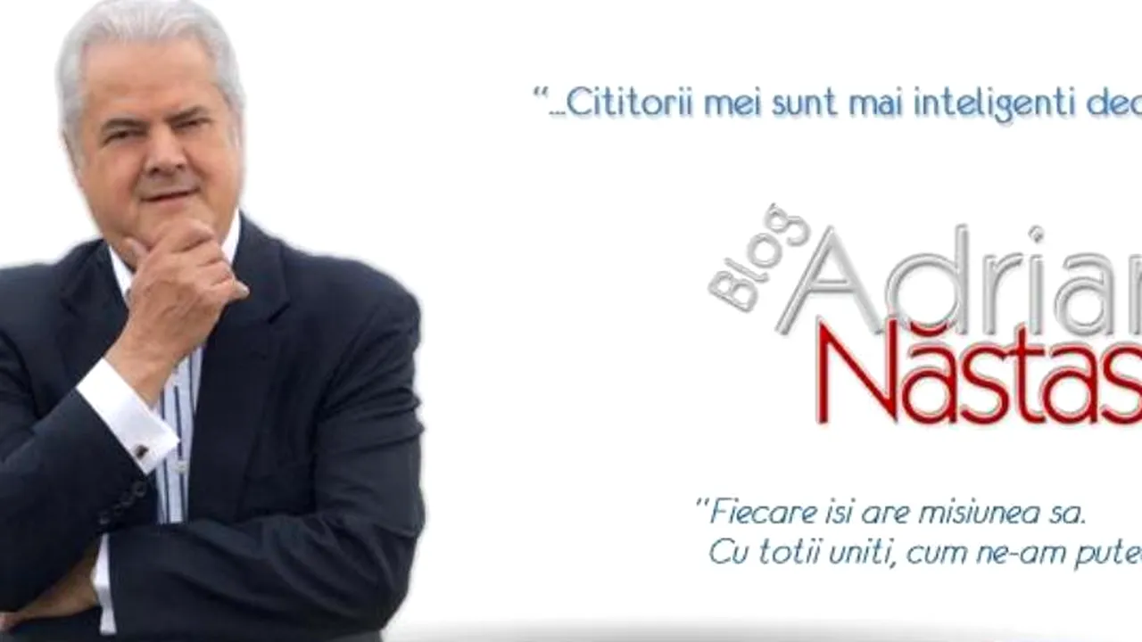Ce scrie Năstase pe blog, cu două zile înainte de a afla dacă se va întoarce sau nu la închisoare