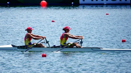 Jocurile Olimpice. Echipajele de canotaj dublu vâsle feminin şi patru rame masculin s-au calificat în finale