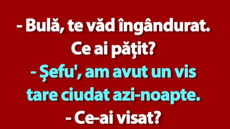 BANC | Șeful lui Bulă