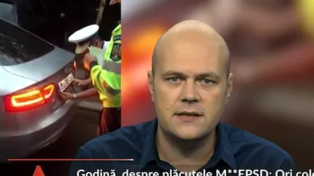 GODINĂ, reacție la scandalul plăcuțelor M..EPSD. Dacă aș fi polițist de frontieră sau rutier...