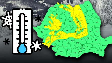 Strat consistent de zăpadă în mai multe zone din țară. Prognoză de ultimă oră de la ANM, în exclusivitate pentru Gândul. 
