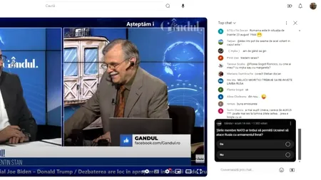POLL Marius Tucă Show: „Țările membre NATO ar trebui să permită Ucrainei să atace Rusia cu armamentul livrat?”