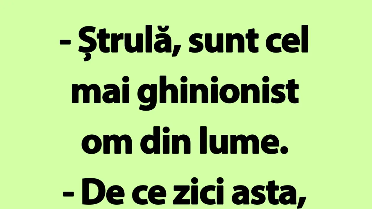 BANC | Ghinionul lui Bulă