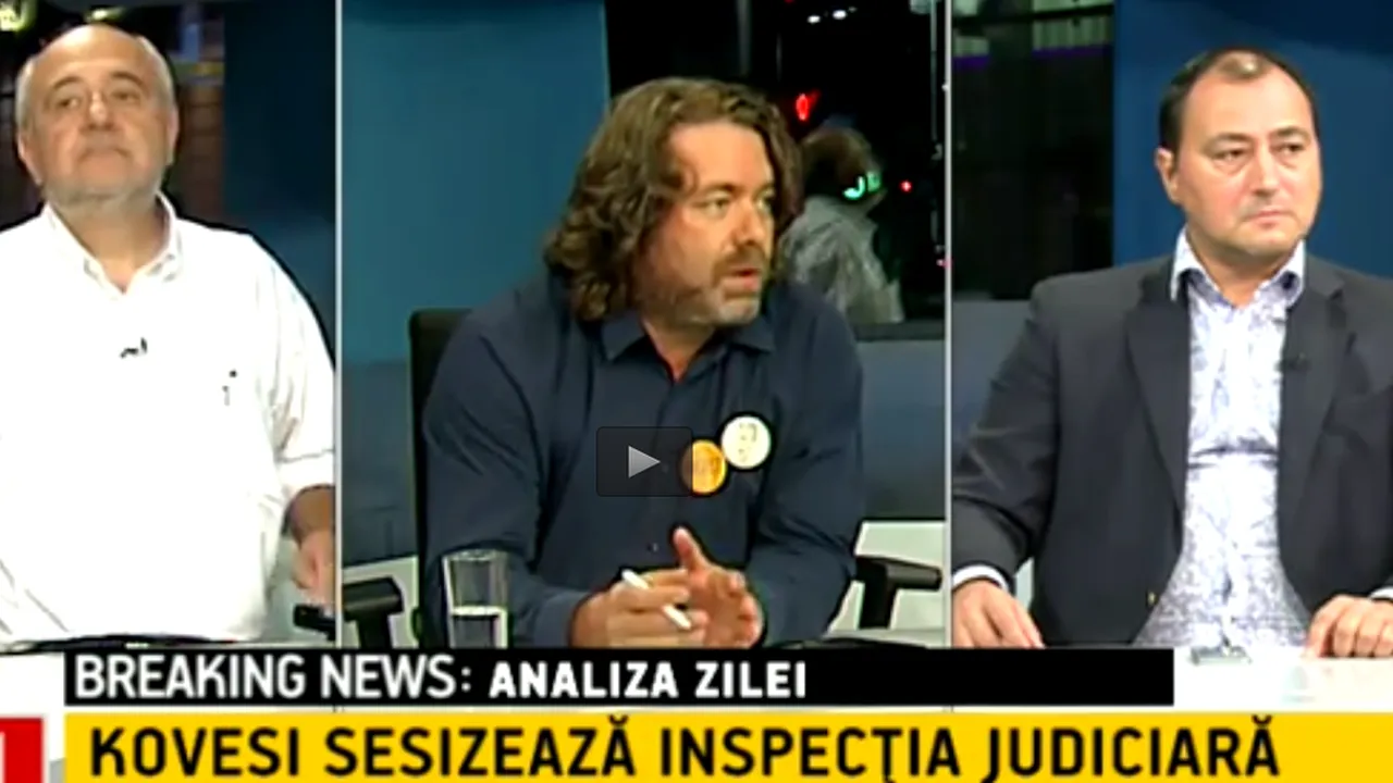 Senatorul Mihai Goțiu a fost BĂTUT de sociologul Mirel Palada, în platoul unei televiziuni