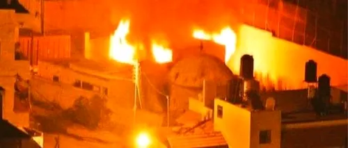 Protestatarii palestinieni au incendiat un loc sfânt evreiesc 