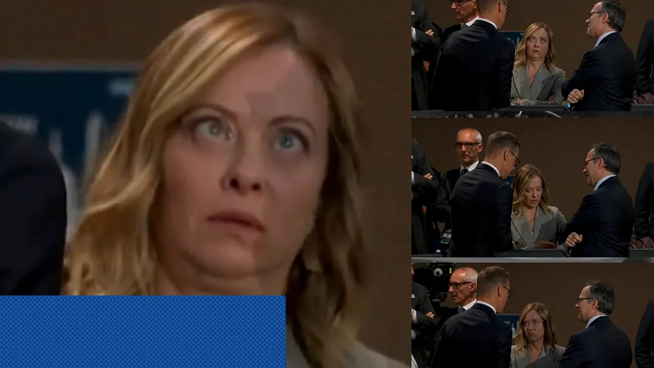 Giorgia Meloni, virală pe X. Premierul italian este exasperat de întârzierea lui Biden la summitul NATO