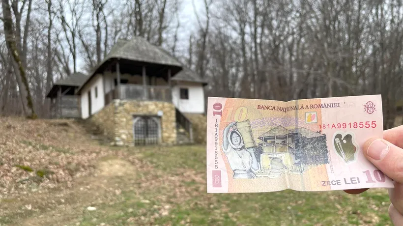 Unde se află, de fapt, CASA de pe bancnota de 10 lei / Poate fi admirată la un celebru muzeu din România