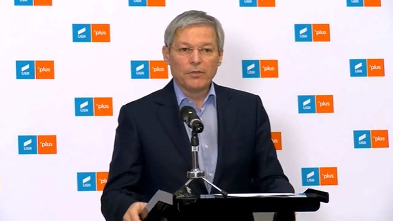 Dacian Cioloş: USR este fărâmiţat de mult timp / În noul partid, nu intenţionez să candidez pentru o funcţie conducere