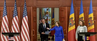 Antony Blinken reafirmă, la Chișinău, susținerea SUA pentru Republica Moldova /”Vă considerăm un PARTENER foarte valoros”