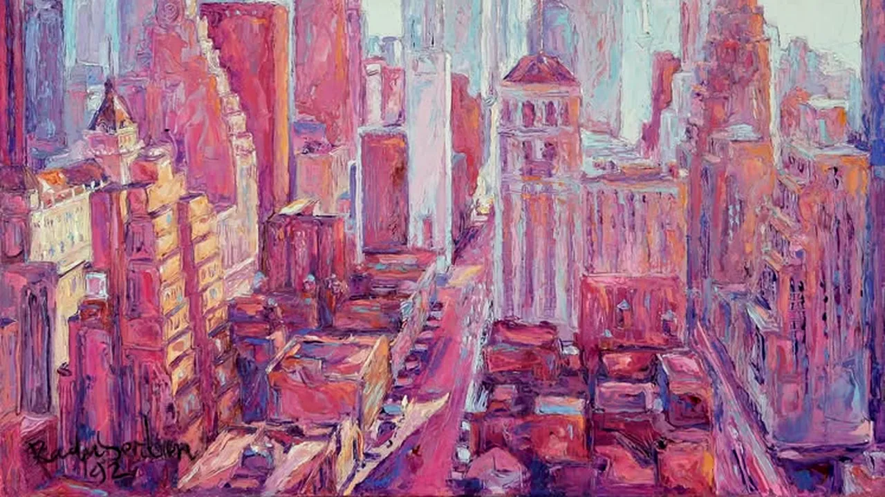 Expoziția „New York, New York: Rapsodii urbane” de Radu Șerban, vernisată vineri de Institutul Cultural Român din Manhattan. Durează până pe 30 august