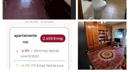 Prețul EXORBITANT cerut de un clujean pentru o garsonieră veche: „Ce anume din acest apartament ați încadrat ca fiind nou?”