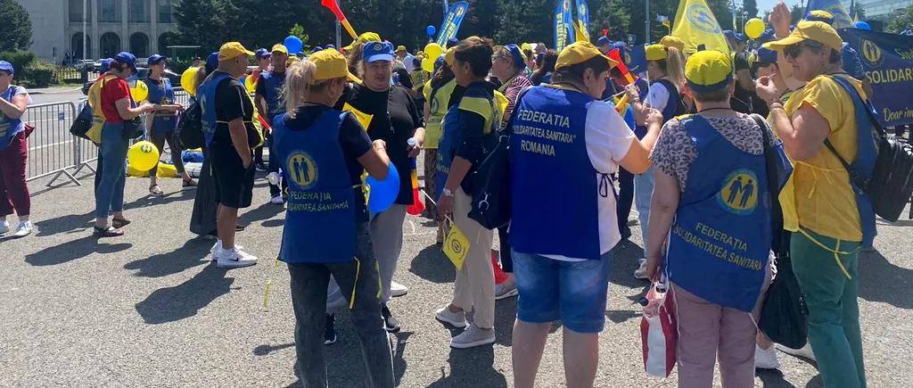 VIDEO | România, în zodia PROTESTELOR. Angajații din sănătate ies în stradă. Revendicări și restricții în trafic