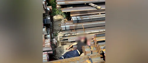 Un muncitor a murit pe loc, după ce mai multe bare de fier au căzut peste el. Unde a avut loc tragedia