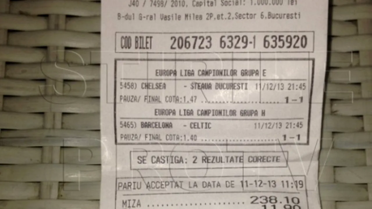 Un tânăr din România a câștigat 16.000 de lei la pariuri