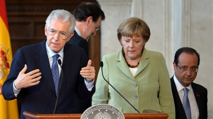 Premierul italian încearcă să îi convingă pe liderii zonei euro să facă tot ceea ce este necesar pentru supraviețuirea monedei unice
