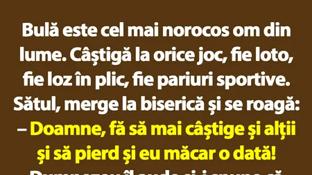 BANC | Norocul lui Bulă