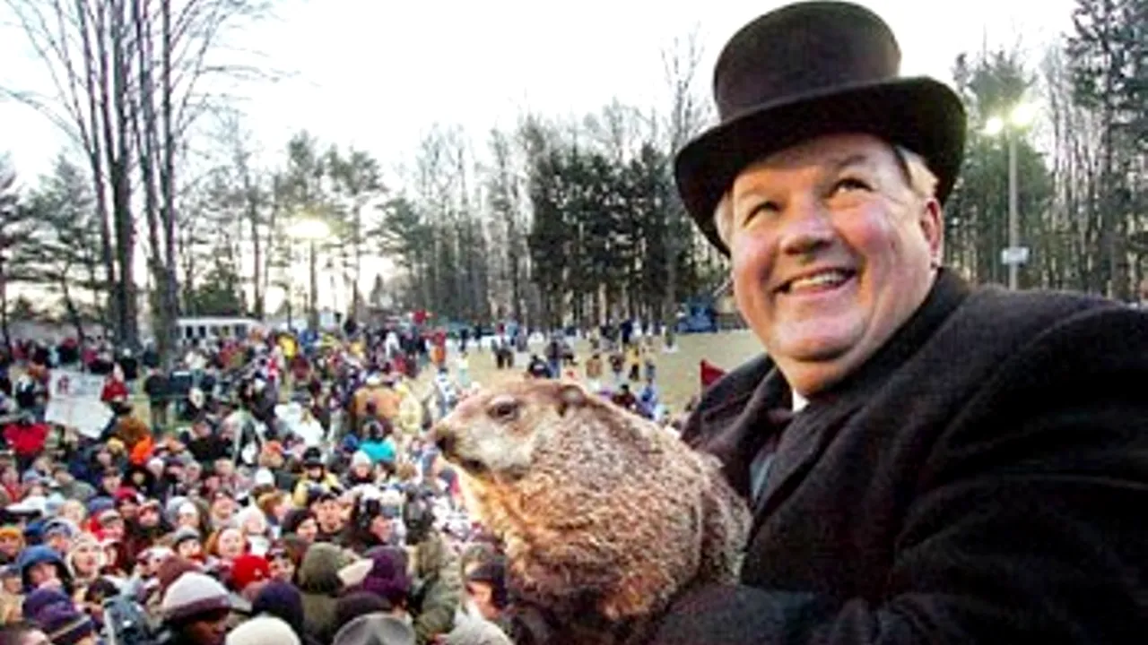 Predicția hârciogului Phil: Iarna va mai ține încă șase săptămâni 