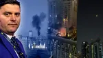 Vicepreşedintele Camerei Deputaţilor din România este blocat de război, în Dubai. Înainte să coboare în adăpost, a filmat cum este bombardată clădirea din faţa hotelului