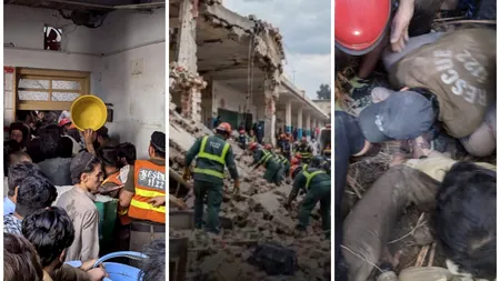 Tragedie la o școală din Pakistan. 27 de elevi și un profesor și-au pierdut viața după ce acoperișul clădirii s-a prăbușit în timpul orelor de curs