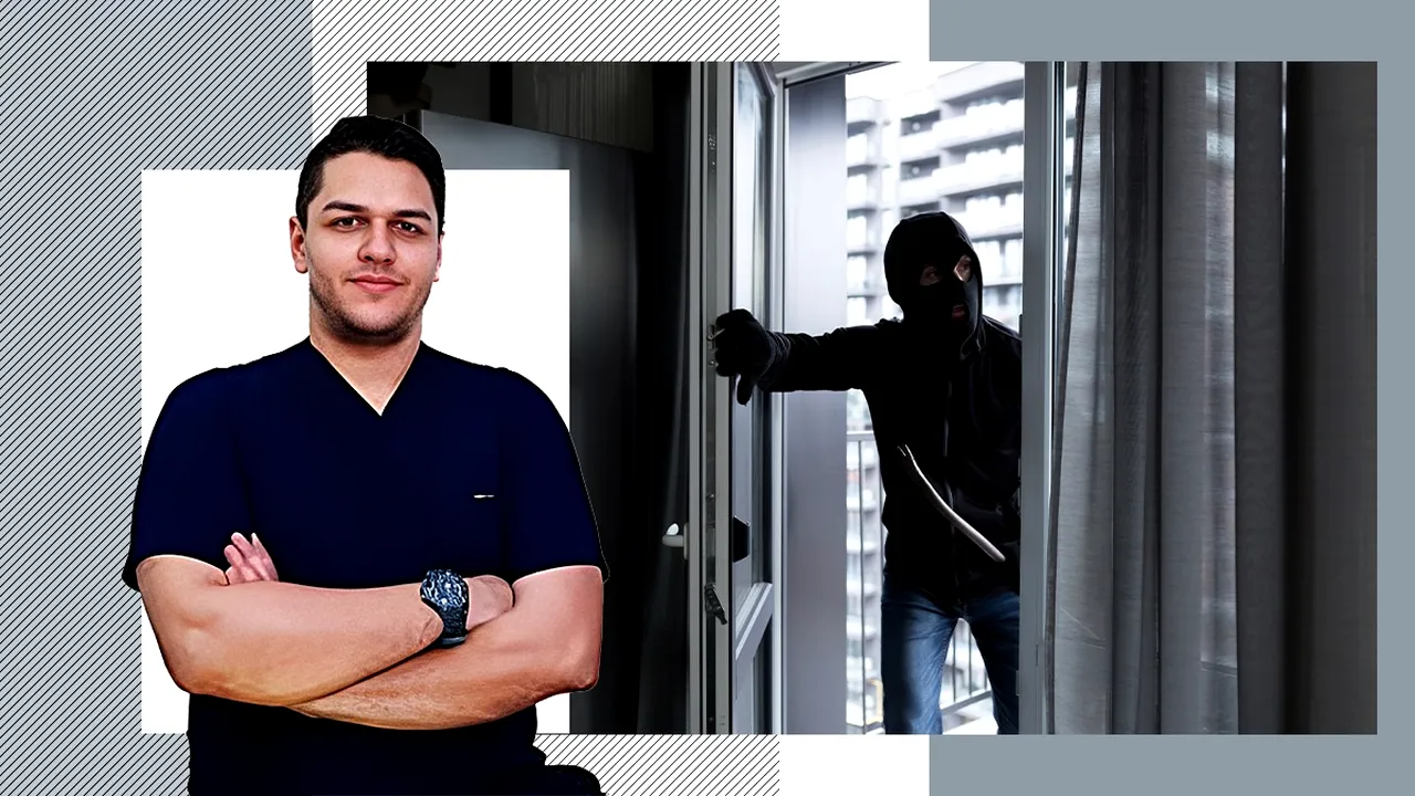 Cunoscut medic estetician, din București, reținut după ce a spart o casă și a furat o sumă mare de bani. Doctorul a folosit chei potrivite
