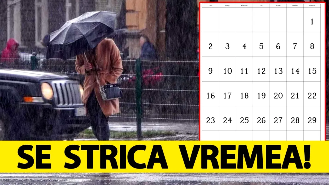Meteorologii Accuweather au modificat PROGNOZA. Pe ce dată se strică vremea în România