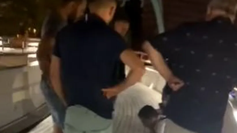 VIDEO. Doi bărbați au fost reţinuţi, după ce au jucat „alba-neagră” în Mamaia