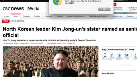 Atac informatic asupra site-ului grupului media canadian CBC. Cine sunt autorii