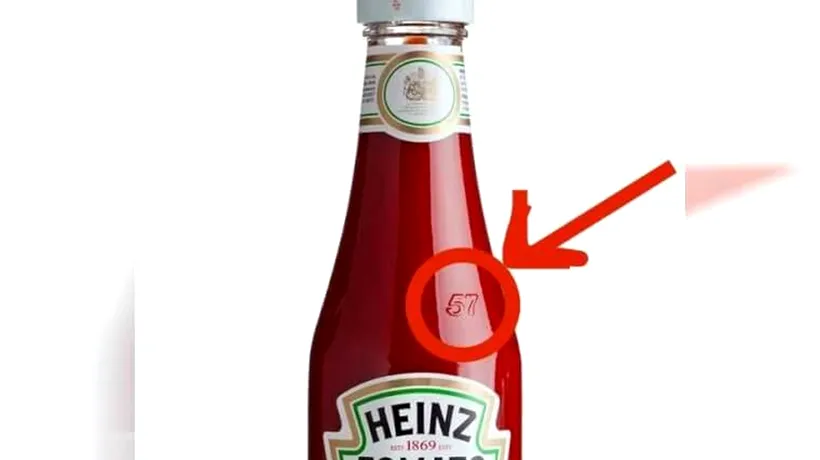Ce indică, de fapt, numărul care apare pe toate sticlele de ketchup? Puțini români știu acest lucru