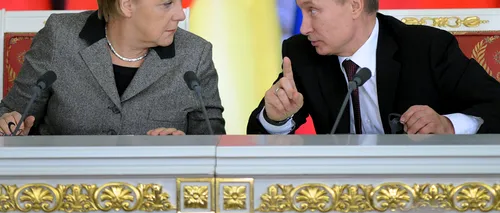 Vladimir Putin și Angela Merkel au discutat despre livrarea de gaze rusești către UE