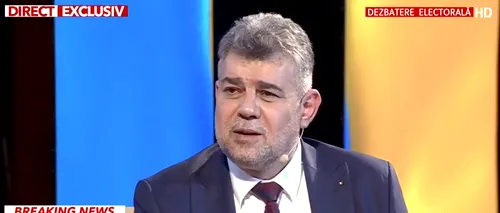 Marcel Ciolacu, întrebat de Mircea GEOANĂ despre firma nepotului său: A făcut o varză specifică domniei sale