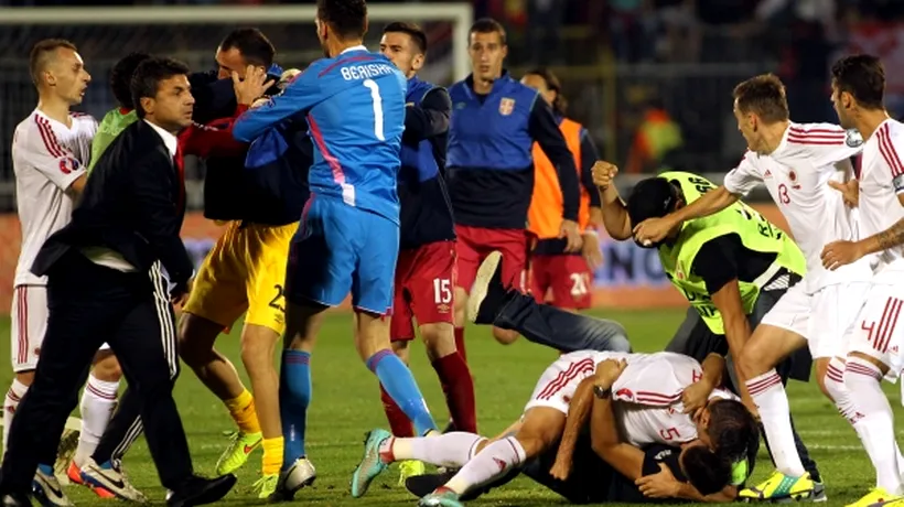 UEFA a confirmat victoria Serbiei în meciul cu Albania, fără acordarea celor trei puncte
