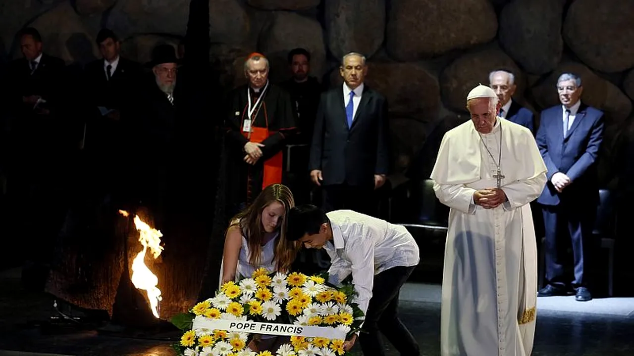 Scrisoarea unei românce care a murit în lagărele naziste, citită la Yad Vashem în prezența Papei