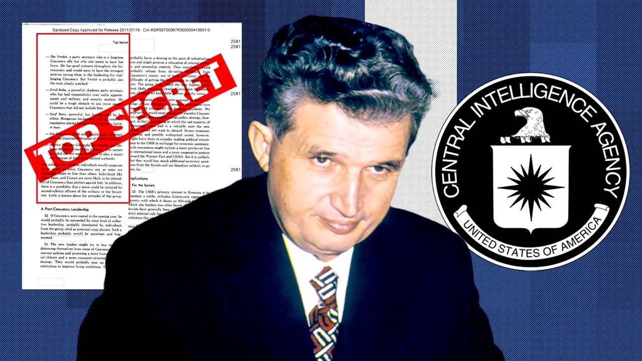 Raportul CIA din 1983 care preconiza căderea lui Nicolae Ceaușescu. Scenariile spionilor americani